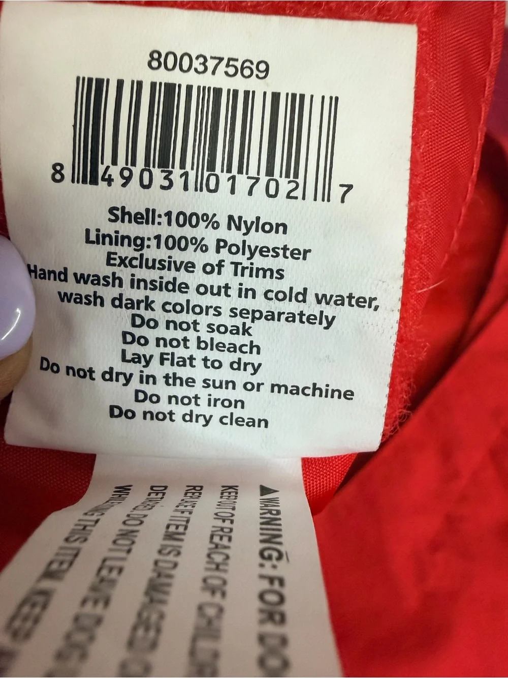 Dog Rain Jacket